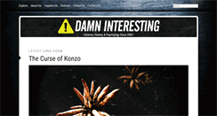 Desktop Screenshot of damninteresting.com